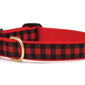 Up Country Buffalo Check Dog Collar: Stylish and Durable Pet Accessory