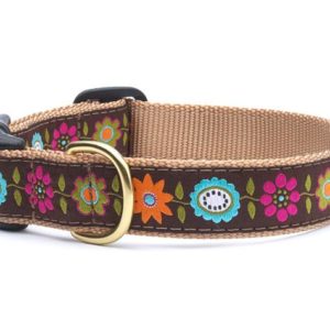 Up Country Bella Floral Dog Collar: Stylish and Durable Pet Accessory