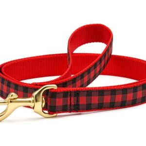 Up Country Buffalo Check Leash: Stylish and Durable Leash for Fashionable Dogs