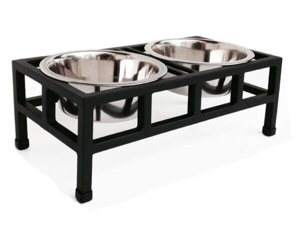 Pets Stop Four Square Double Diner Pet Feeder - Image 2