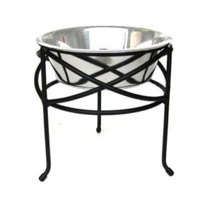Convenient and Stylish Pets Stop Mesh Single Diner Pet Feeder - Perfect for Your Beloved Pets