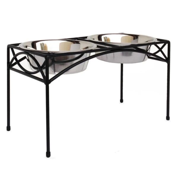 Upgrade Your Pet's Dining Experience with Pets Stop Regal Double Diner Dog Feeder - Image 2