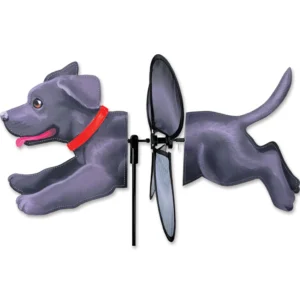 Premier Kites Petite Spinner Black Lab: Perfect Outdoor Decor