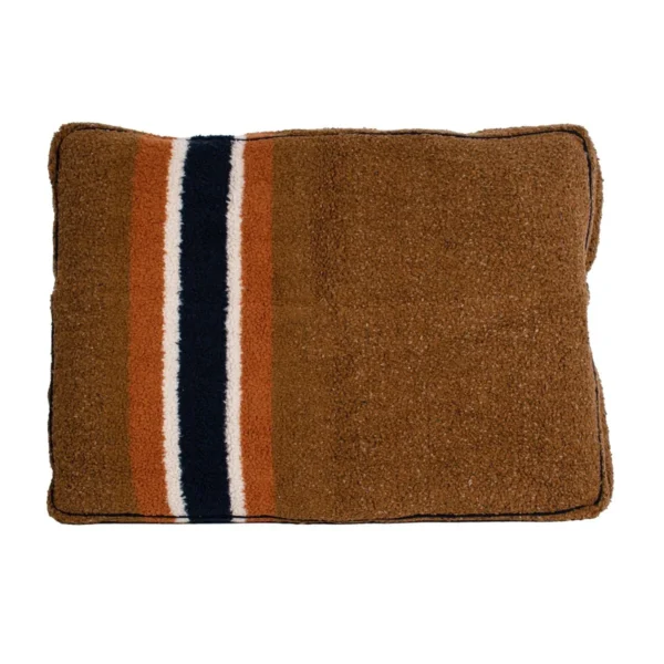 Shinola Stripe Napper Pillow Berber Dog Bed - Available in 2 Colors: Luxurious Comfort for Your Pup - Image 14