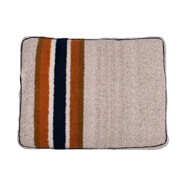 Shinola Stripe Napper Pillow Berber Dog Bed - Available in 2 Colors: Luxurious Comfort for Your Pup - Image 5