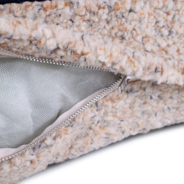 Shinola Stripe Napper Pillow Berber Dog Bed - Available in 2 Colors: Luxurious Comfort for Your Pup - Image 8