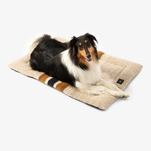 Luxurious Shinola Stripe Comfort Cushion Berber Dog Bed - Available in 2 Colors: Ultimate Pet Relaxation - Image 8