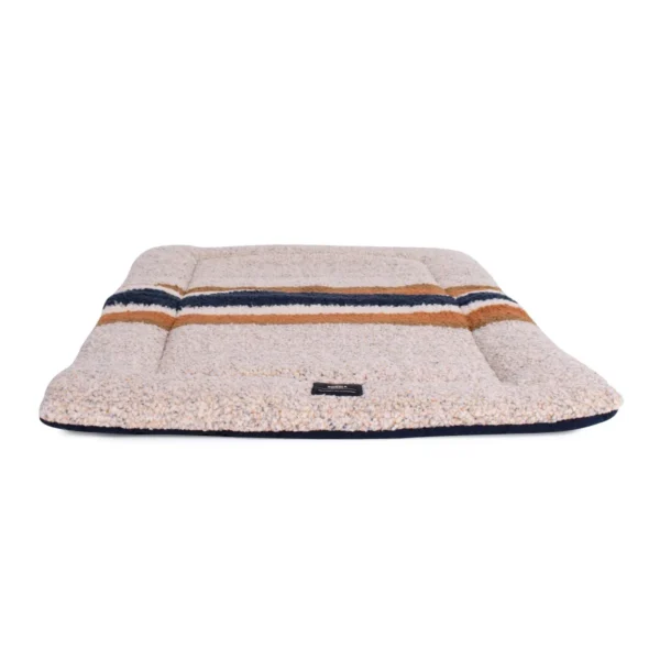 Luxurious Shinola Stripe Comfort Cushion Berber Dog Bed - Available in 2 Colors: Ultimate Pet Relaxation - Image 4