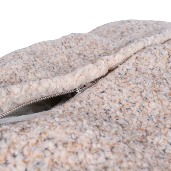 Luxurious Shinola Stripe Kuddle Berber Dog Bed - Available in 2 Colors: Cozy Comfort for Your Pup - Image 13