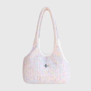 Stylish Hello Doggie Chantel Tweed Dog Carrier  - Perfect for Small Dogs on the Go