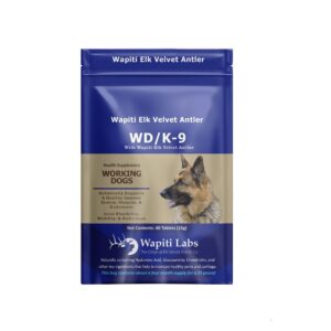Wapiti LabsElk Velvet Antler WD/K-9 Mobility Supplement for Dogs