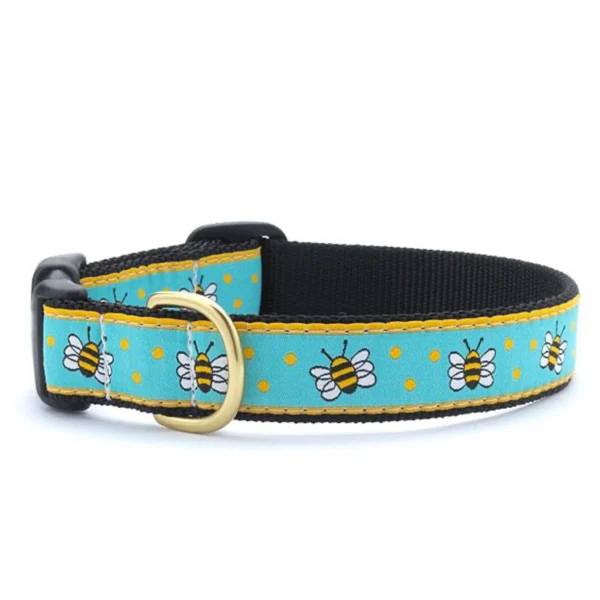 Up Country Bee Dog Collar: Stylish and Durable Collar for Your Pup