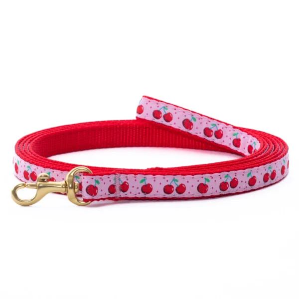 Stylish Up Country Cherries Dog Leash - Premium Quality Leash for Your Pup - Image 3