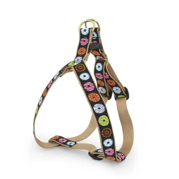 Stylish Up Country Donuts Dog Harness for Fashionable Pups