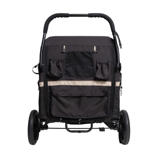 Ibiyaya Grand Cruiser Large Dog Stroller, 4-Wheel Foldable Big Dog Pram for Large Breeds, Senior & Injured Pets - Image 5