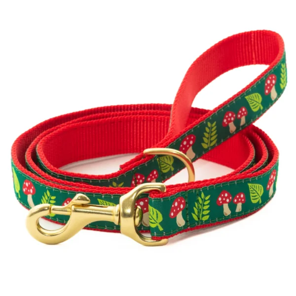 Up Country Mushrooms Dog Leash
