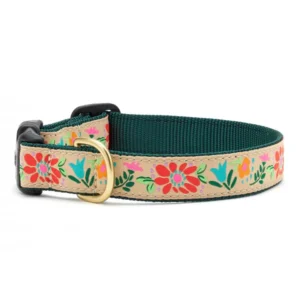 Up Country Tapestry Floral Dog Collar