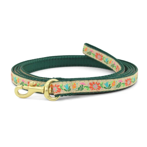 Stylish Up Country Tapestry Floral Dog Leash - Premium Quality Leash for Fashionable Pets - Image 2