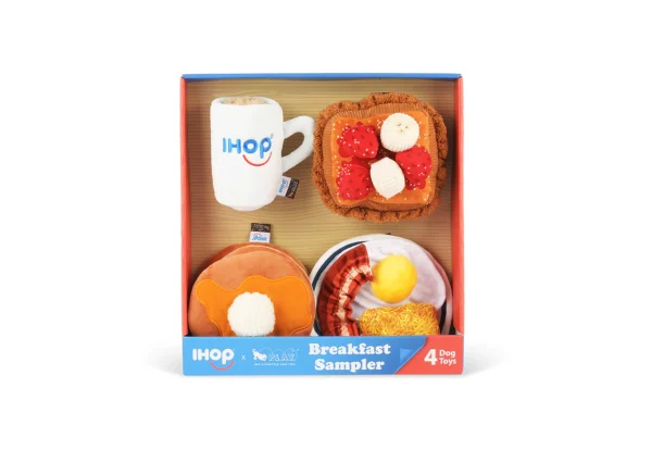 P.L.A.Y. IHOP Breakfast Sampler Dog Toy - 4 Piece Set - Image 2