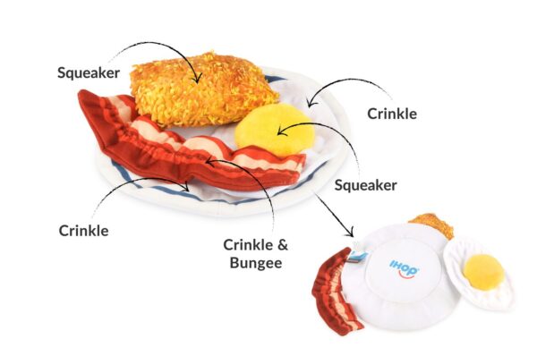 P.L.A.Y. IHOP Breakfast Sampler Dog Toy - 4 Piece Set - Image 10