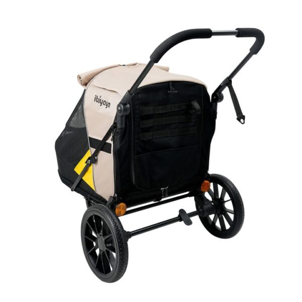 Ibiyaya Minika 3-in-1 Pet Stroller System, Dog Bike Trailer & Kennel - Image 3