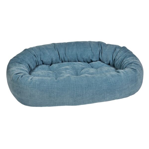Bowsers Donut Dog Bed:- Performance Washed Cotton - Available in 7 Colors - Image 2