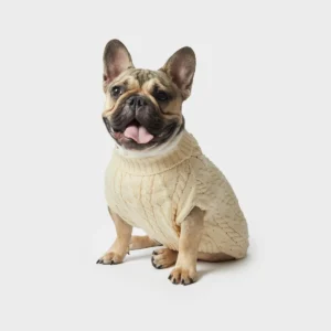 Shinola Cable Knit Pet Sweater - Available in 3 Colors: Cozy and Stylish Pet Apparel