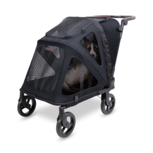 Wonderfold Hudson FLATFOLD Pet Stroller: Foldable and Stylish Pet Carrier for Easy Travel