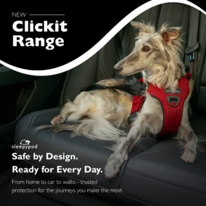 Sleepypod Clickit Range Harness: Safe and Stylish Pet Restraint for Car Travel