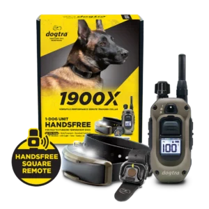 Dogtra 1900X HANDSFREE 1-DOG UNIT: Ultimate Training Control for Your Canine Companion