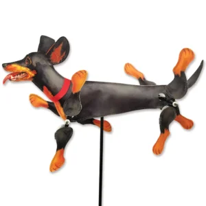 Premier Kites WhirliGig Spinner - 20 in. Black & Tan Dachshund