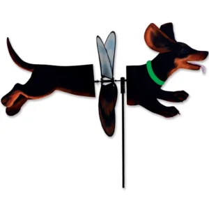 Premier Kites Deluxe Petite Spinner - Black & Tan Dachshund