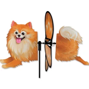 Premier Kites Petite Spinner - Pomeranian:  Eye Catching Garden Decor