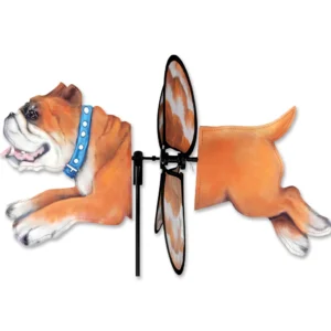 Premier Kites Petite Spinner - English Bulldog: Adorable Outdoor Decor for Dog Lovers