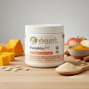 Wholistic Pet Organics Organic Pumpkin Plus: Natural Digestive Support for Pets