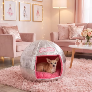 Buckle-Down Barbie Disco Ball Dog Bed