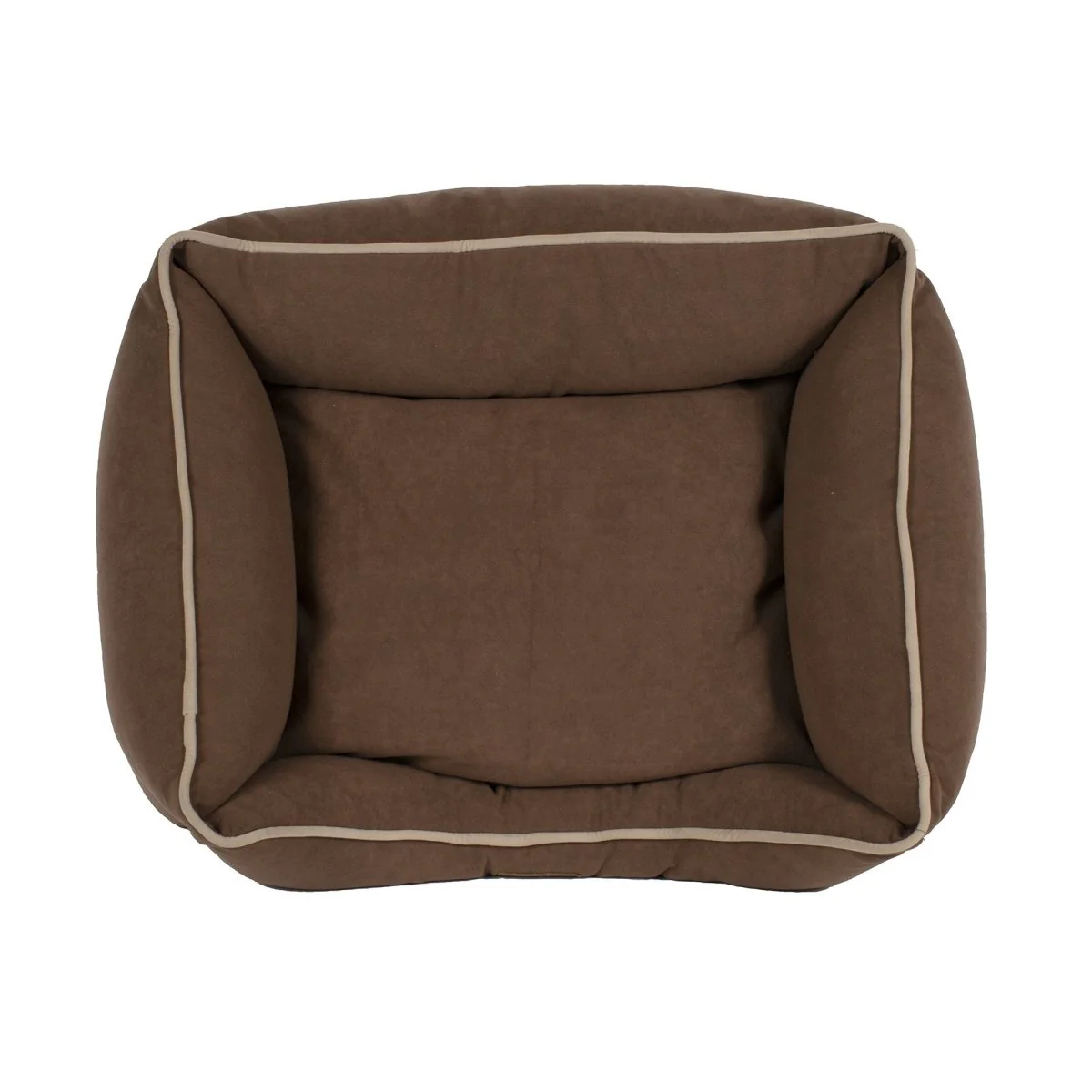 Carolina Pet Microfiber Kuddle Lounge Comfort Dog Bed - Plush and Cozy Pet Lounger (Chocolate XL) - Image 4