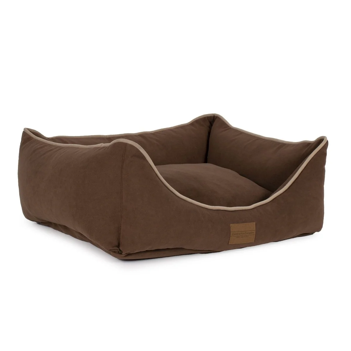 Carolina Pet Microfiber Kuddle Lounge Comfort Dog Bed - Plush and Cozy Pet Lounger (Chocolate XL) - Image 5