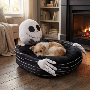 Buckle-Down Disney Jack Skellington Hug Novelty Pillow Dog Bed