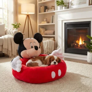 Buckle-Down Disney Mickey Mouse Hug Dog Bed