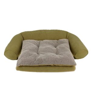 Carolina Pet Orthopedic Sleeper Comfort Couch Dog Bed - Ultimate Support and Comfort for Your Pup (Sage small)