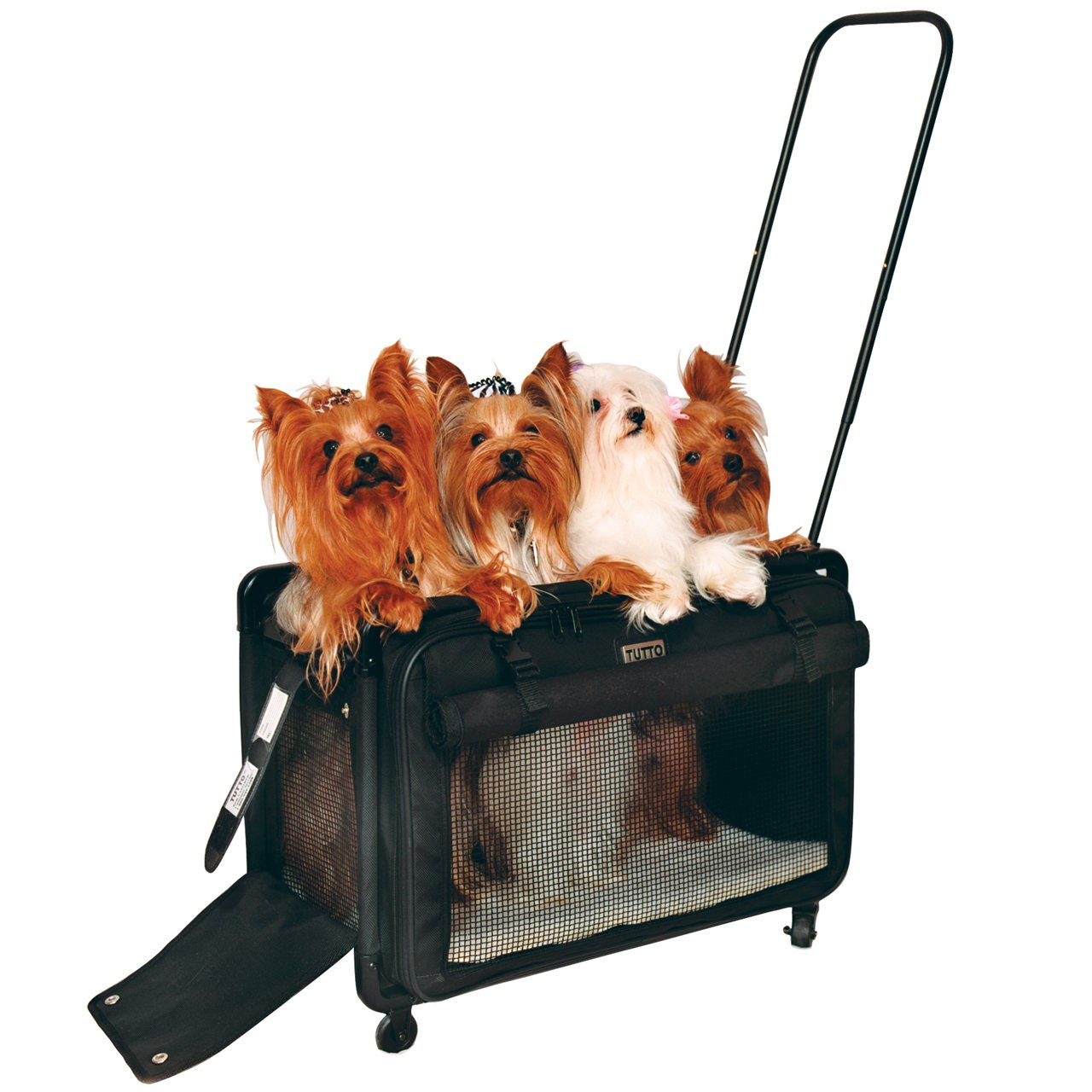Tutto Black Large Pet On Wheels | My Wholesome Pet